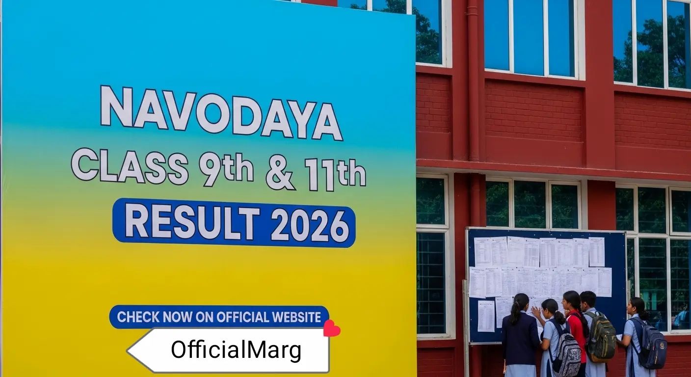 Navodaya Class 9th 11th Result 2026