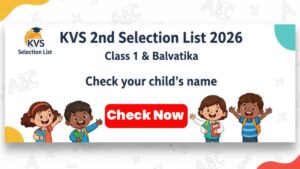 KVS 2nd Lottery Result 2026 List Kaise Dekhe